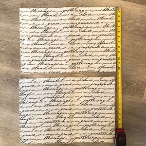 Scripted Cotton Placemats